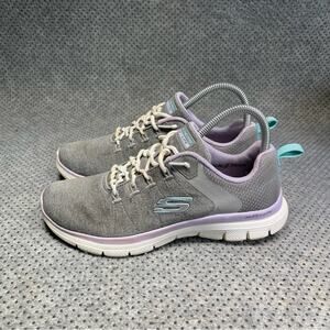Skechers Flex Lite Grey Shoes Size 7 Womens